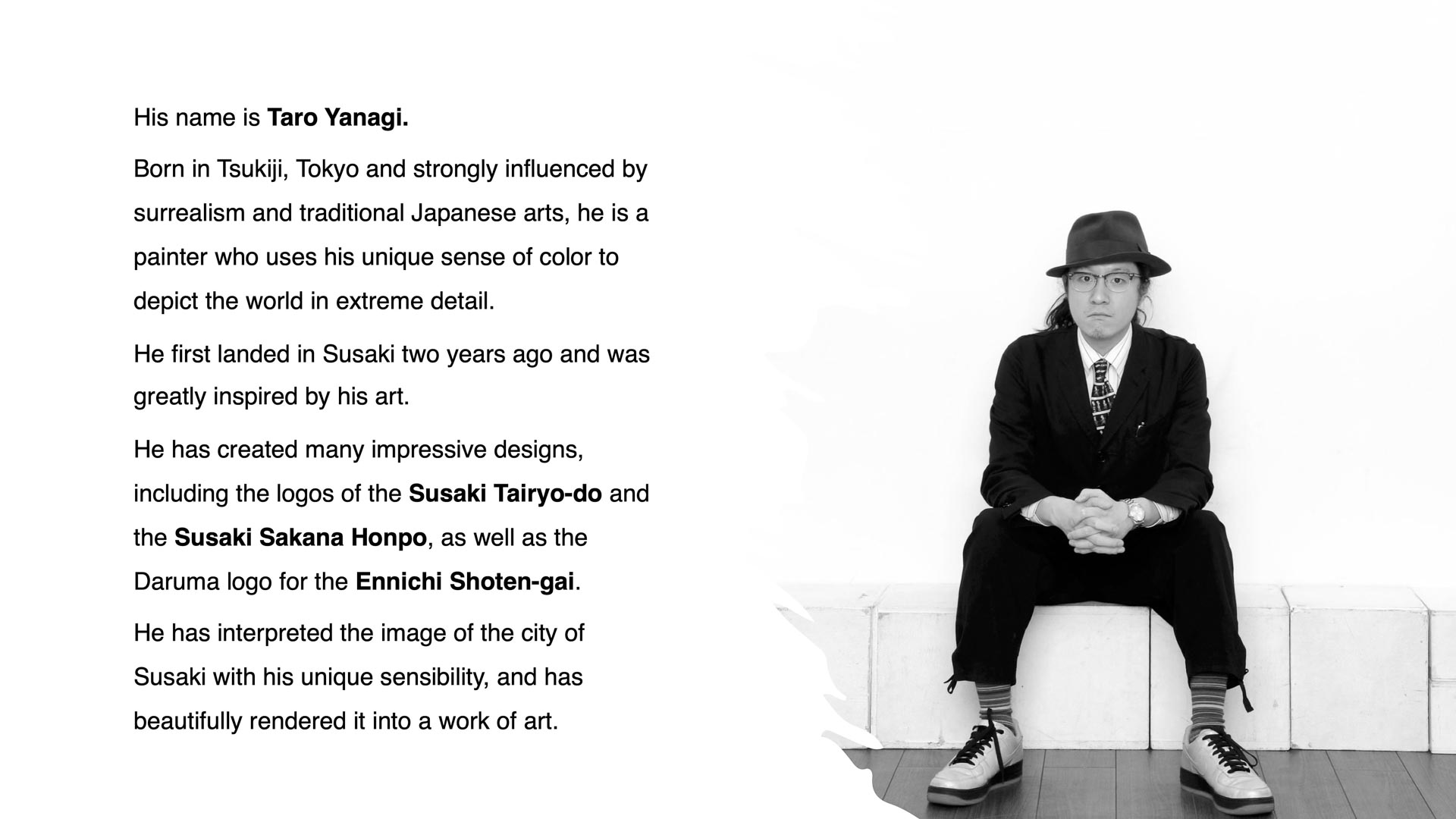 profile of Taro YANAGI